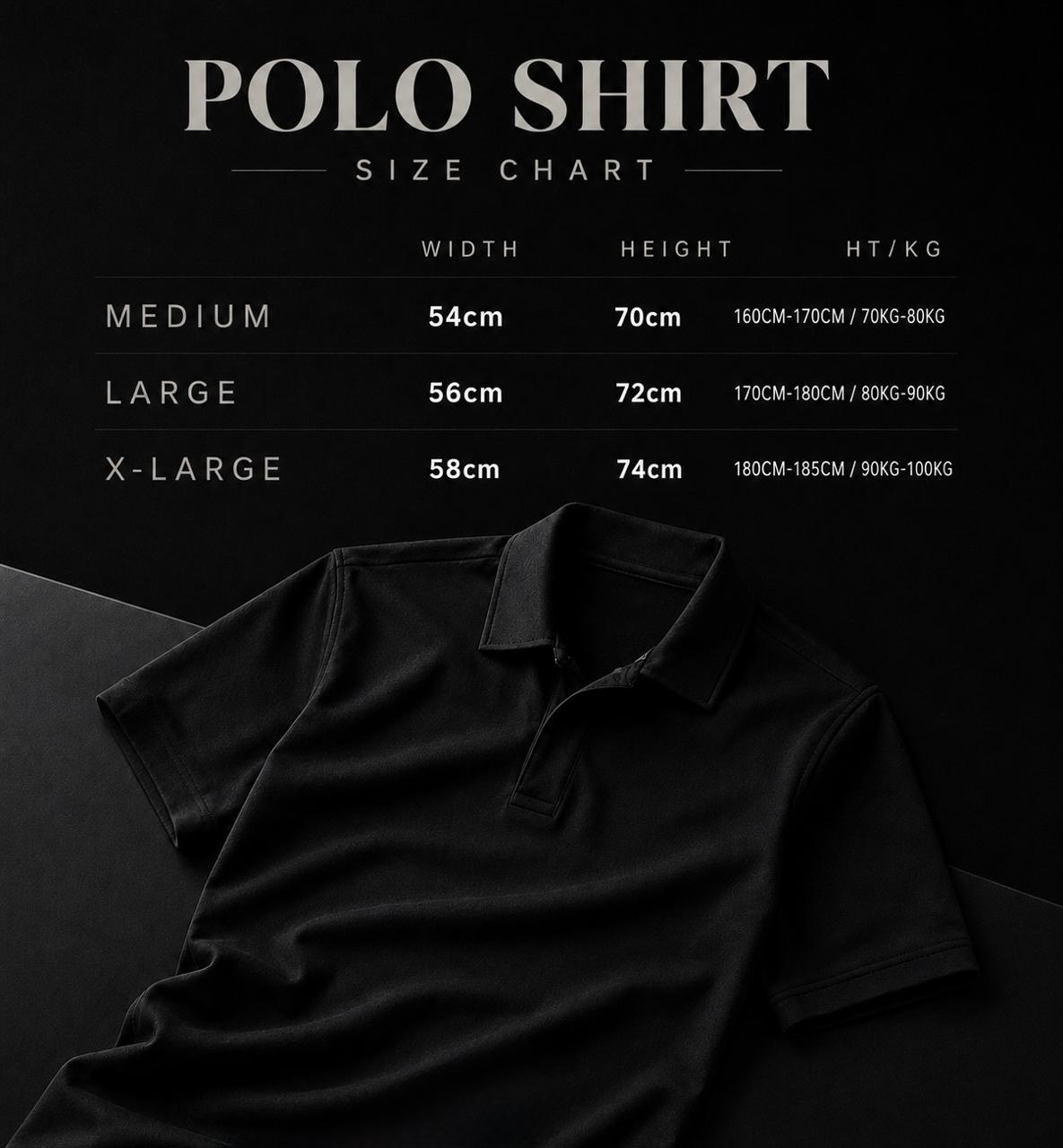 The Premium Black Polo
